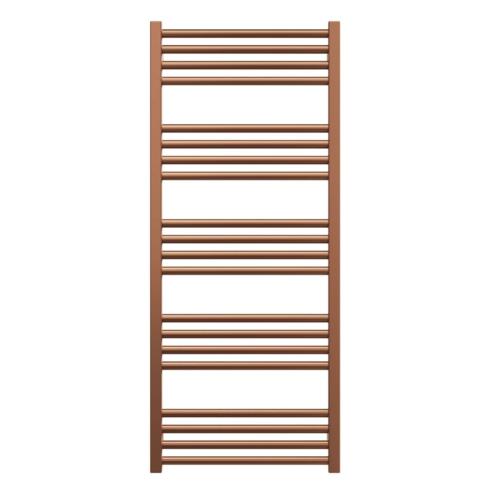 Cutout image of Crosswater MPRO Brushed Bronze 1140mm x 480mm Heated Towel Rail